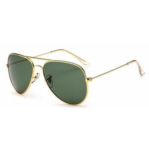Ochelari de soare Aviator Verde - Auriu - Polarizati imagine