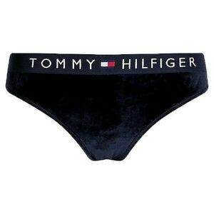 Tommy Hilfiger VEL-BIKINI VELOUR Chilot pentru femei, negru, mărime XS imagine