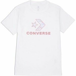 Converse SEASONAL STAR CHEVRON SS TEE Tricou de damă, alb, mărime S imagine