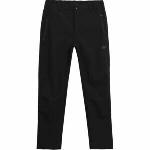 4F MEN´S PANT SOFTSHELL Pantaloni softshell bărbați, negru, mărime XXL imagine