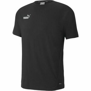 Puma TEAMFINAL CASUALS TEE Tricou sport pentru bărbați, negru, mărime imagine