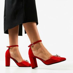 Pantofi dama Hersonisos Rosii imagine
