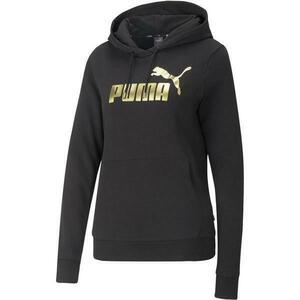 Hanorac femei Puma Essentials Metallic Logo 84909601, XS, Negru imagine