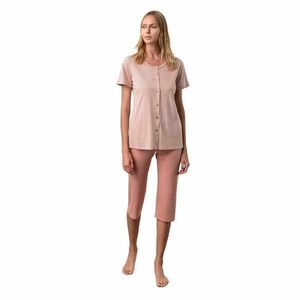 Pijama de dama Vamp, 18108, XL, 50% bumbac&50% modal, roz imagine