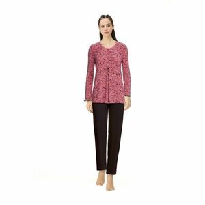 Pijama de dama 13935, L, micromodal, roz imagine