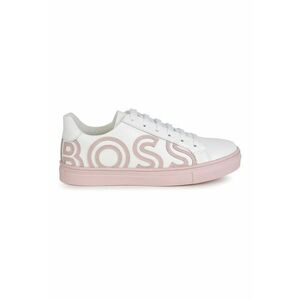 BOSS - Pantofi sport de piele cu logo cusut imagine