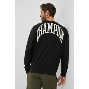 Champion bluza barbati, culoarea negru, cu imprimeu imagine