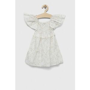 Birba&Trybeyond rochie din bumbac pentru copii culoarea alb, mini, evazati imagine