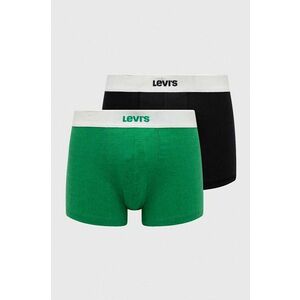 Levi's boxeri 2-pack barbati, culoarea verde imagine