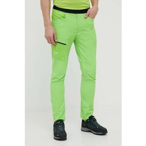 Salewa pantaloni de exterior Agner Light 2 DST culoarea verde imagine