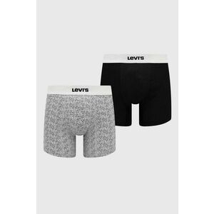 Levi's boxeri 2-pack barbati, culoarea negru imagine