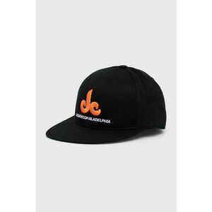 DC șapcă de baseball din bumbac culoarea negru, cu imprimeu imagine