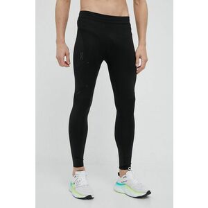 On-running leggins de alergare Performance culoarea negru, neted imagine