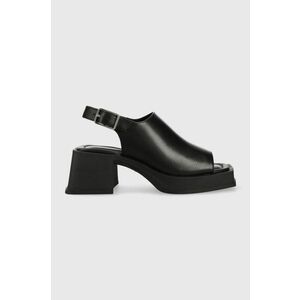 Vagabond Shoemakers sandale de piele HENNIE culoarea negru, 5537.101.20 imagine