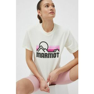 Marmot tricou femei, culoarea bej imagine