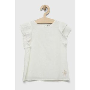 Birba&Trybeyond bluza de bumbac pentru copii culoarea alb, neted imagine