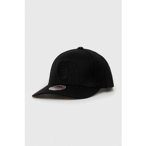 Mitchell&Ness șapcă din amestec de lână Brooklyn Nets culoarea negru, cu imprimeu imagine