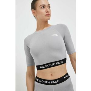 The North Face tricou de antrenament culoarea gri imagine
