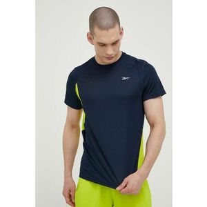 Reebok tricou de alergare culoarea albastru marin, modelator imagine