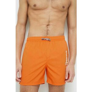 Pepe Jeans pantaloni scurti de baie Finnick culoarea portocaliu imagine