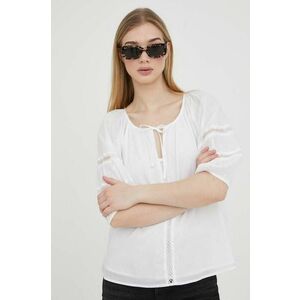 Abercrombie & Fitch tricou culoarea alb imagine