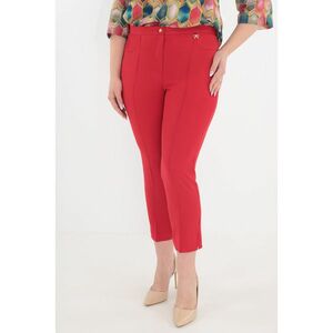 Pantaloni rosii office dama imagine