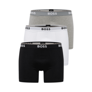 BOSS Black Boxeri 'Power' gri amestecat / negru / alb imagine
