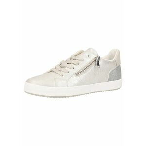 GEOX Sneaker low gri argintiu / argintiu / alb imagine