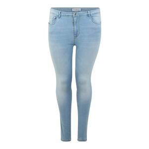 ONLY Carmakoma Jeans 'AUGUSTA' albastru / maro deschis imagine