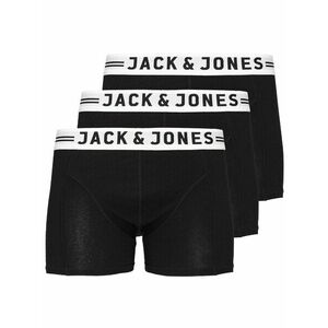 JACK & JONES Chiloţi negru / alb imagine