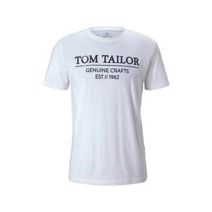 TOM TAILOR Tricou negru / alb imagine