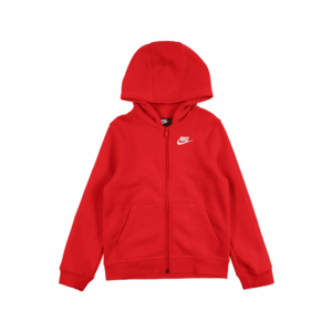 Nike Sportswear Hanorac roșu / alb imagine