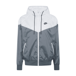 Nike Sportswear Geacă de primăvară-toamnă gri piatră / negru / alb imagine