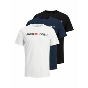 JACK & JONES Tricou bleumarin / roșu orange / negru / alb imagine