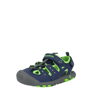 KangaROOS Pantofi deschiși 'Trek' bleumarin / gri / verde limetă imagine