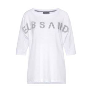 Elbsand Tricou gri / alb imagine