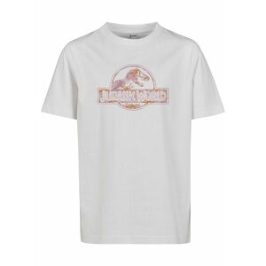 Mister Tee Tricou 'Jurassic World' portocaliu / roz / alb murdar imagine
