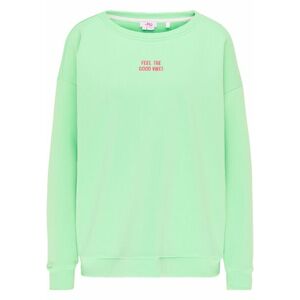 MYMO Bluză de molton verde mentă / roz imagine