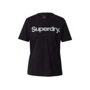 Superdry Tricou negru / alb imagine