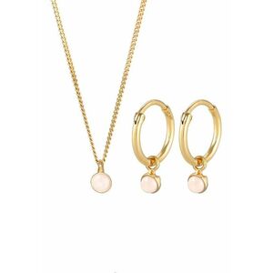 ELLI PREMIUM Set de bijuterii auriu / roz imagine