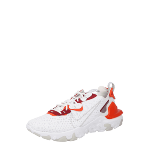 Nike Sportswear Sneaker low 'REACT VISION' portocaliu / roşu închis / alb imagine