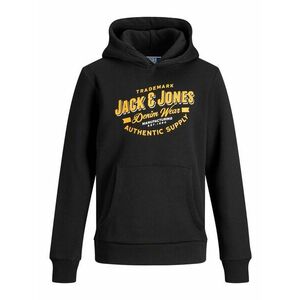 Jack & Jones Junior Bluză de molton galben / negru / alb imagine