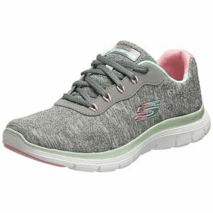 SKECHERS Sneaker low gri / gri amestecat / verde pastel / roz deschis imagine