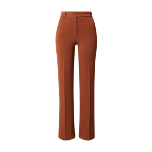Sisley Pantaloni cu dungă maro coniac imagine
