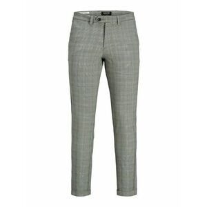 JACK & JONES Pantaloni eleganți 'Marco Connor' bleumarin / maro deschis / gri piatră / alb imagine