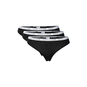 Tommy Hilfiger Underwear Tanga negru / alb imagine