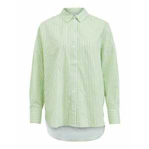 VILA Bluză 'Nicoline' verde limetă / alb imagine