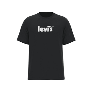 LEVI'S Tricou 'SS RELAXED FIT TEE BLACKS' negru / alb imagine