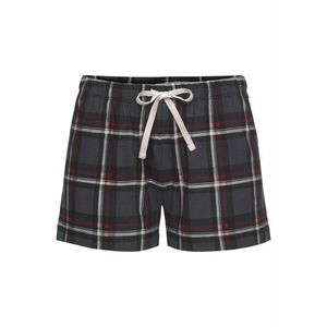 s.Oliver Pantaloni de pijama gri metalic / roșu burgundy / negru imagine