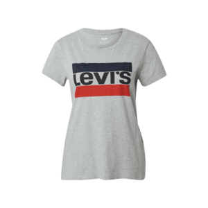LEVI'S Tricou 'THE PERFECT TEE GREYS' bleumarin / gri / roșu imagine